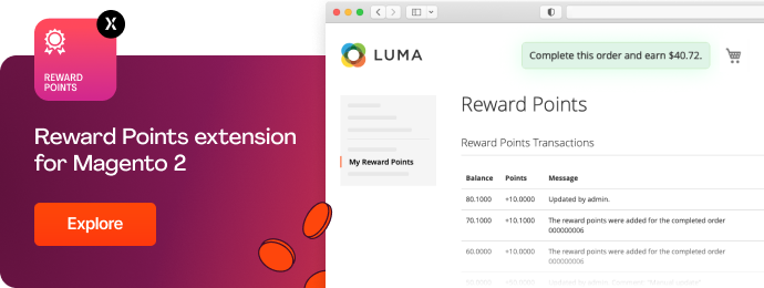 Reward Points extension